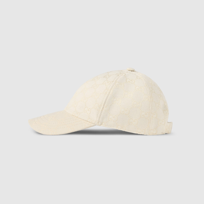 GUCCI GG cotton canvas baseball hat outlook