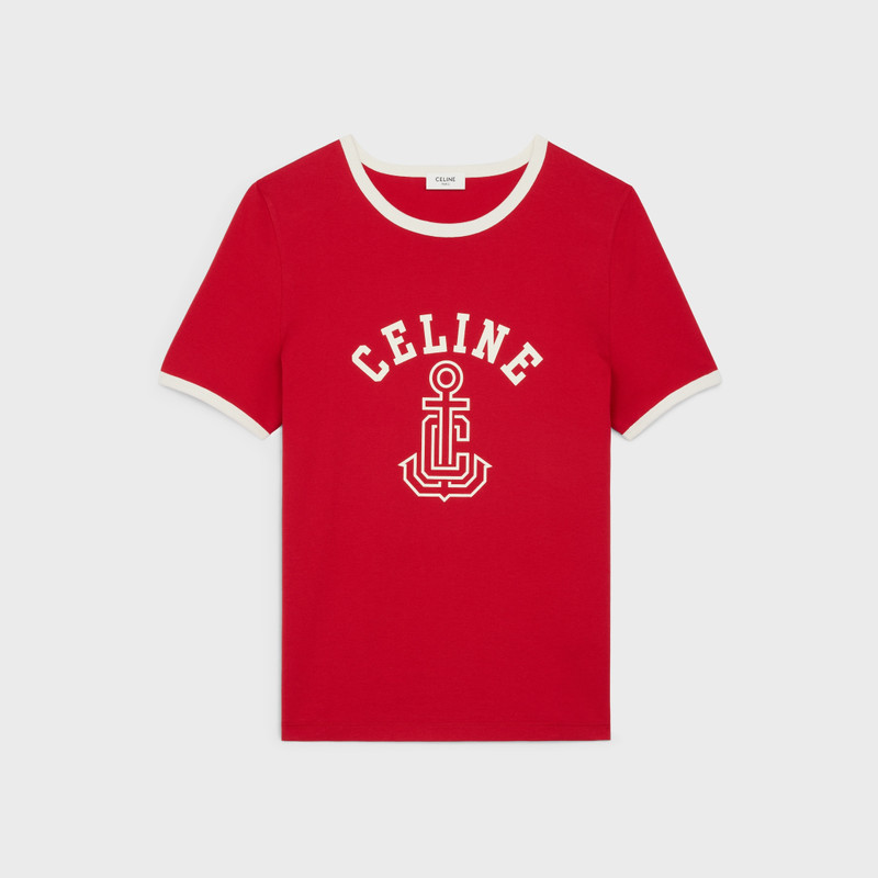 celine anchor 70's t-shirt in cotton jersey 1