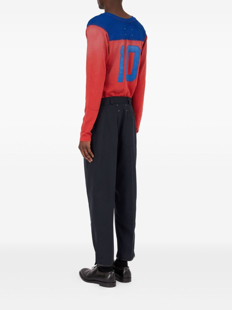 tapered high-rise trousers 5