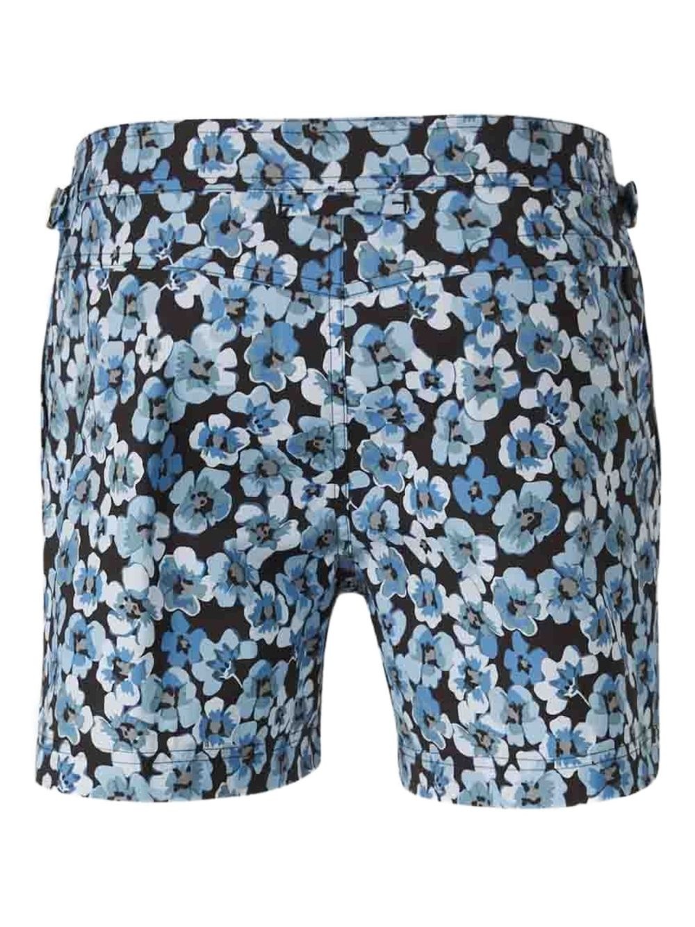 floral-print swim shorts - 2