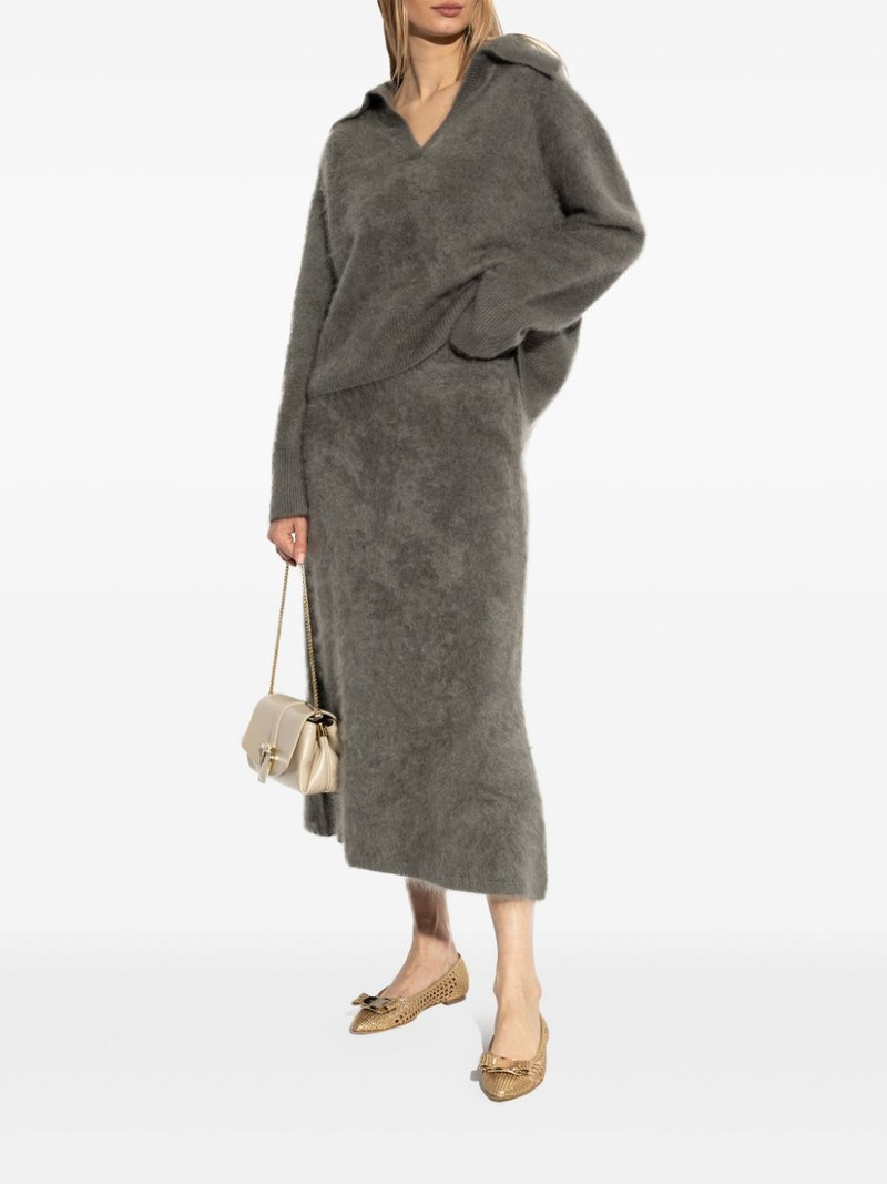 LISA YANG brushed-effect sweater outlook