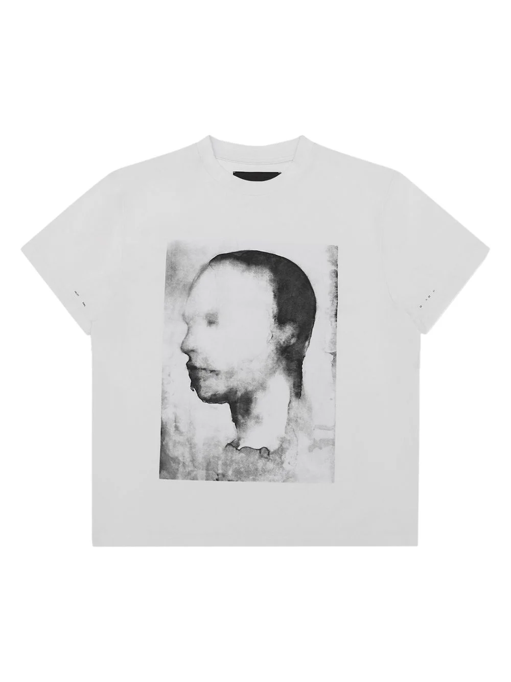 portrait-print cotton T-shirt - 1