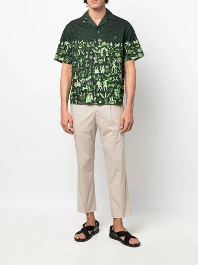 Neil Barrett graphic-print short-sleeve shirt outlook