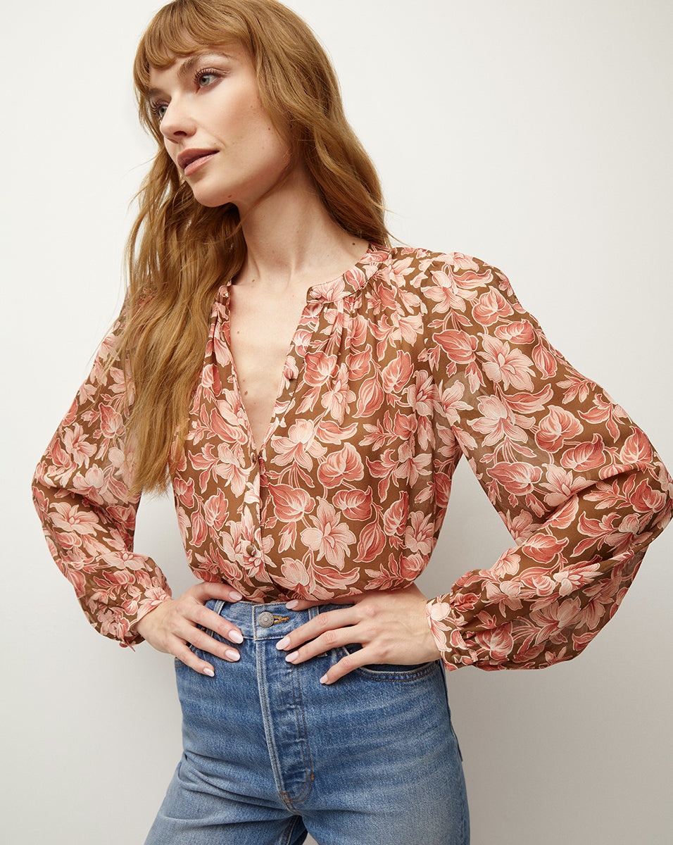 ASHLYNN SILK TOP - 2