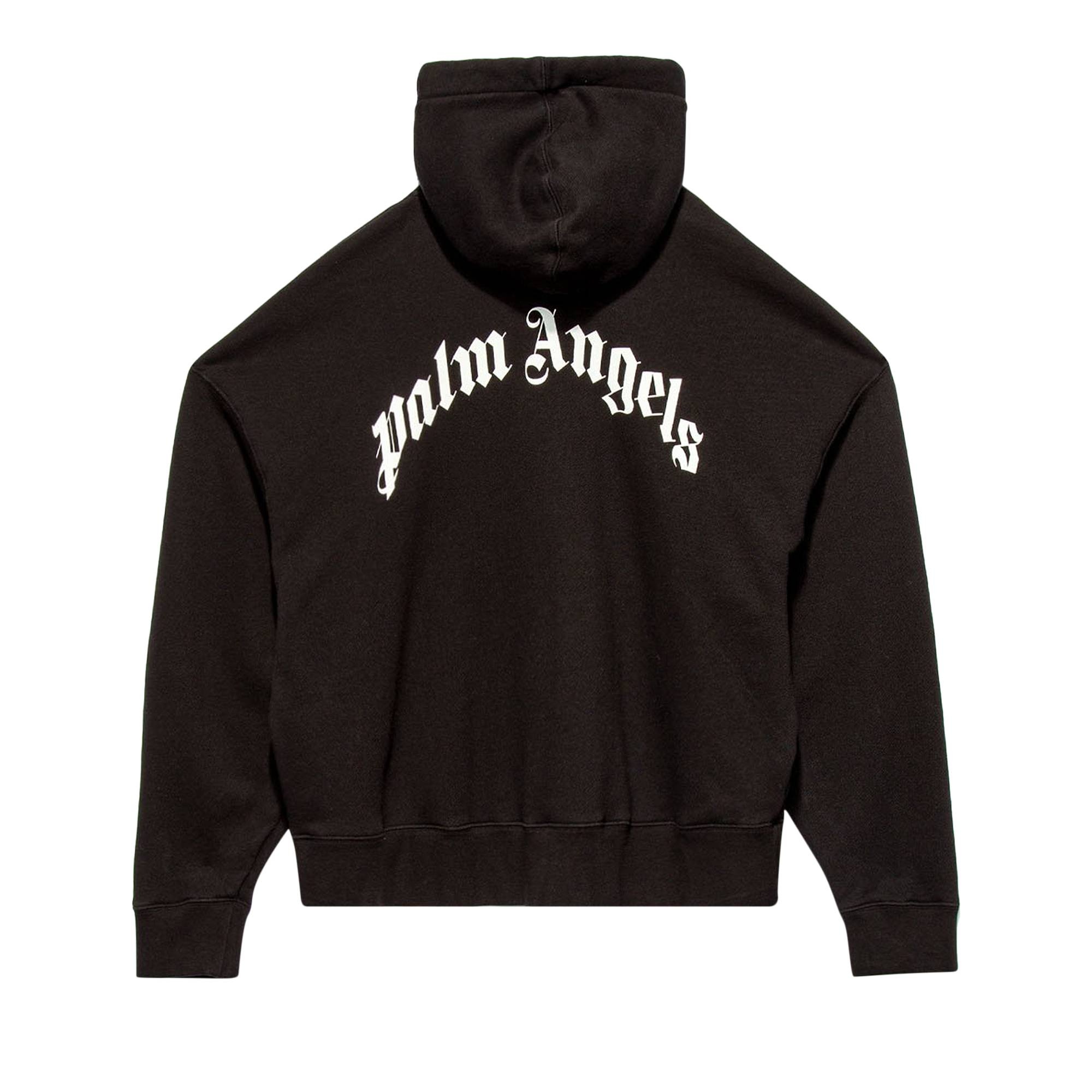 Palm Angels Small Pirate Bear Hoodie 'Black' - 2