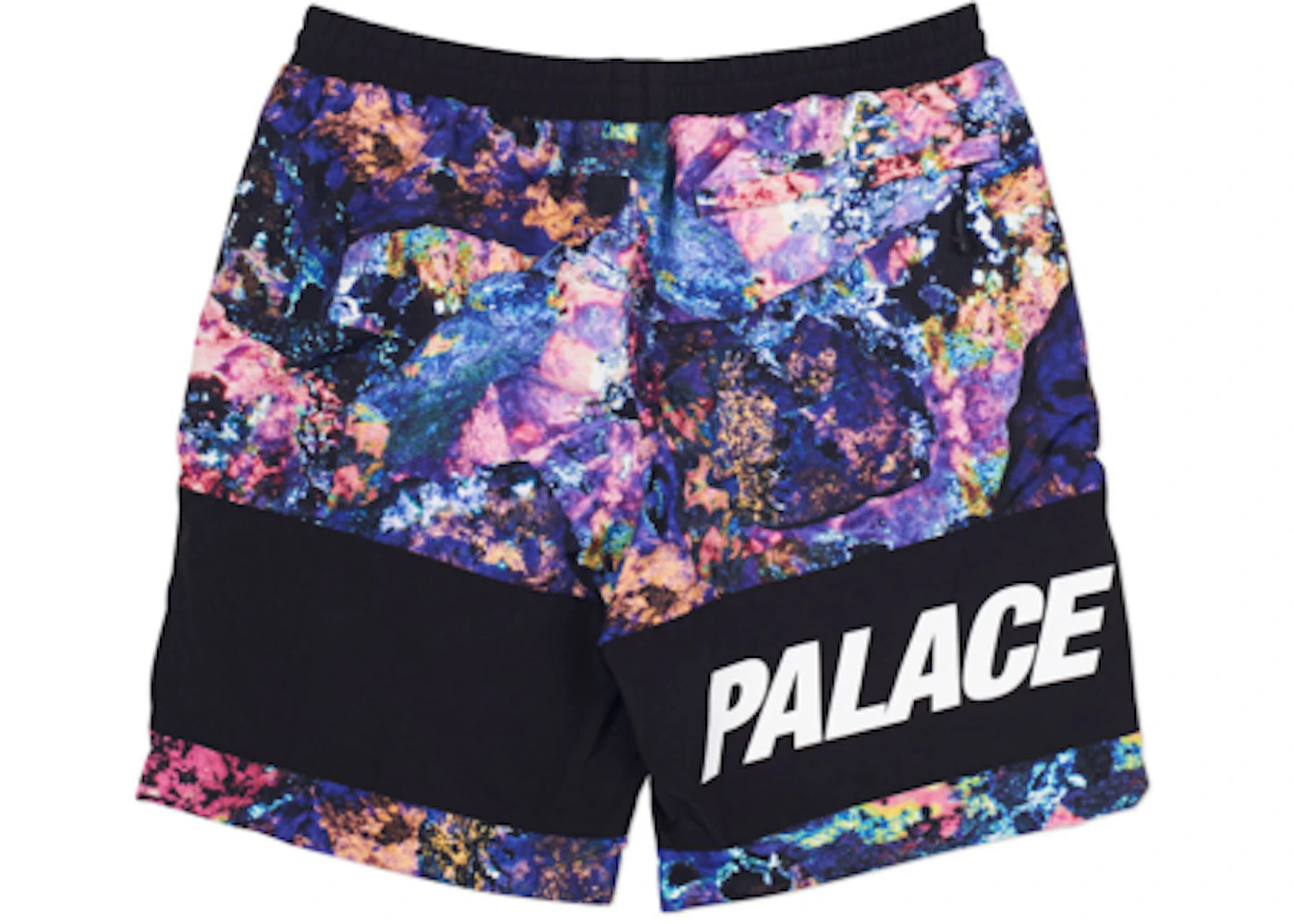 Palace Iments Shell Shorts Black/Purple - 2