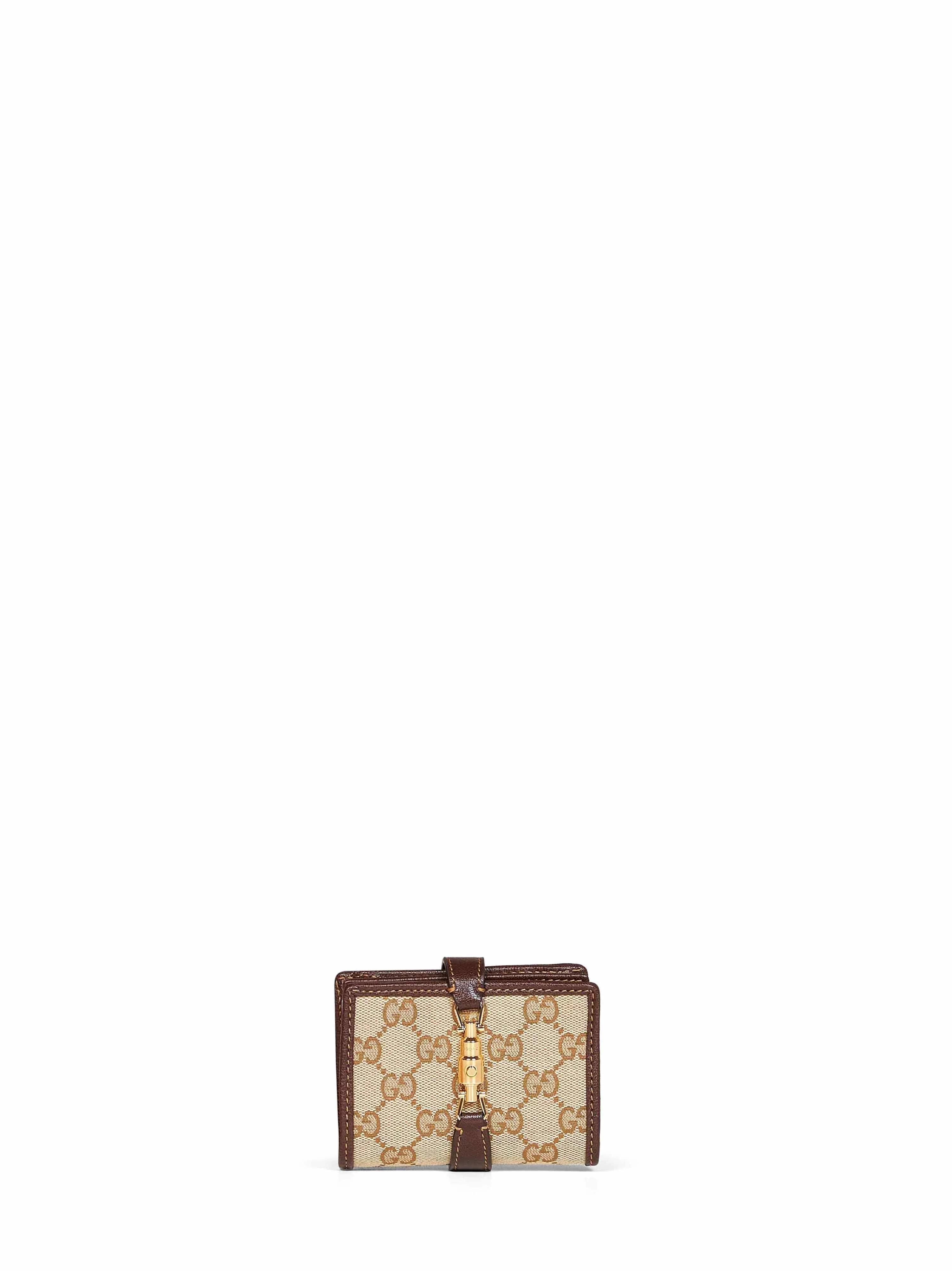 Gucci Women Beige Gucci Jackie Medium Wallet<Br/> - 1