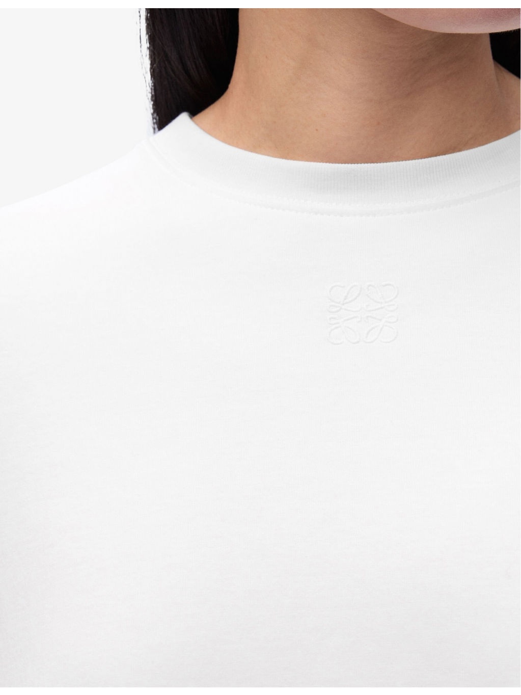 Trapeze Round-Neck Cotton-Blend Top - 5