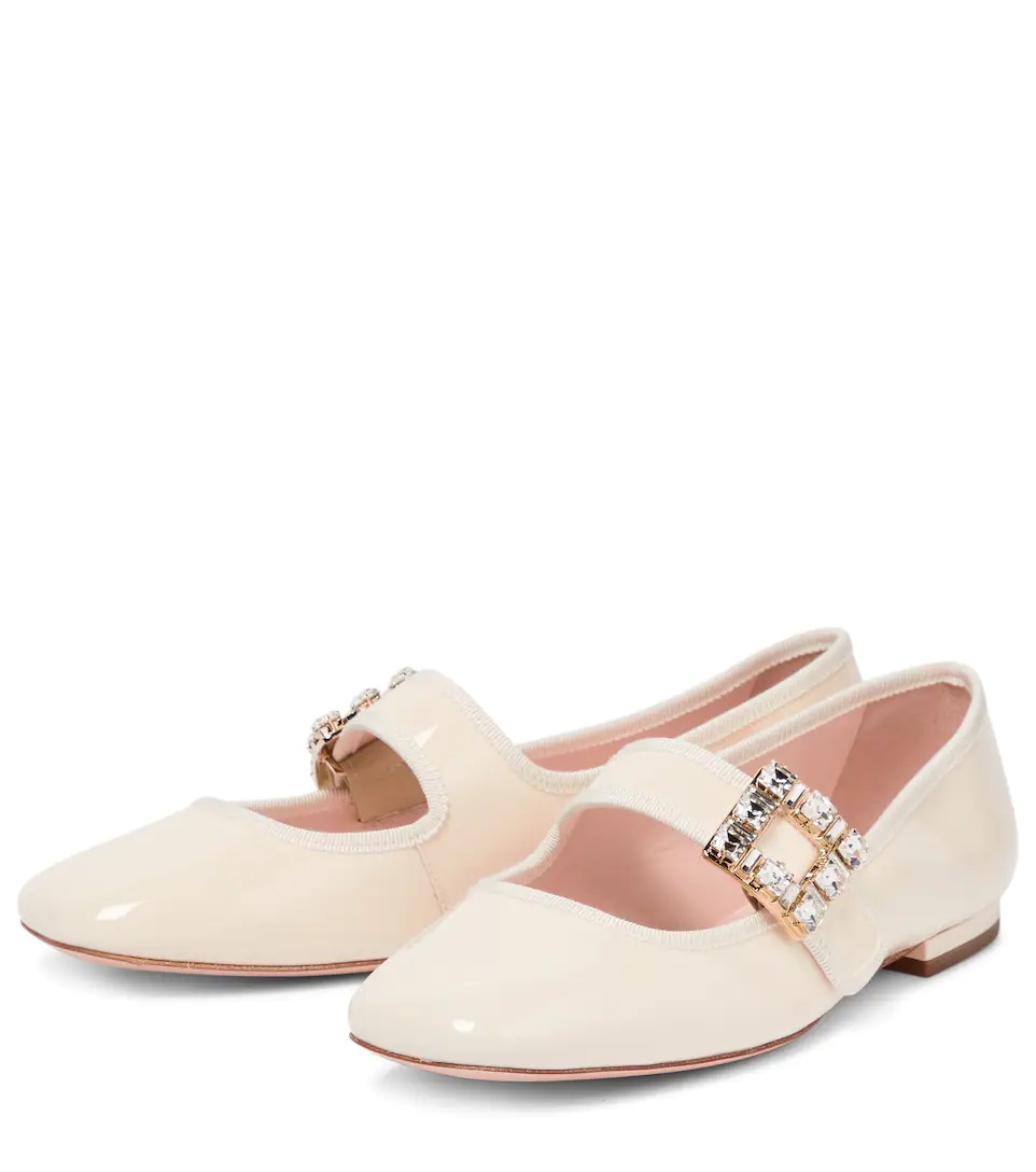 Très Vivier patent leather ballet flats - 5