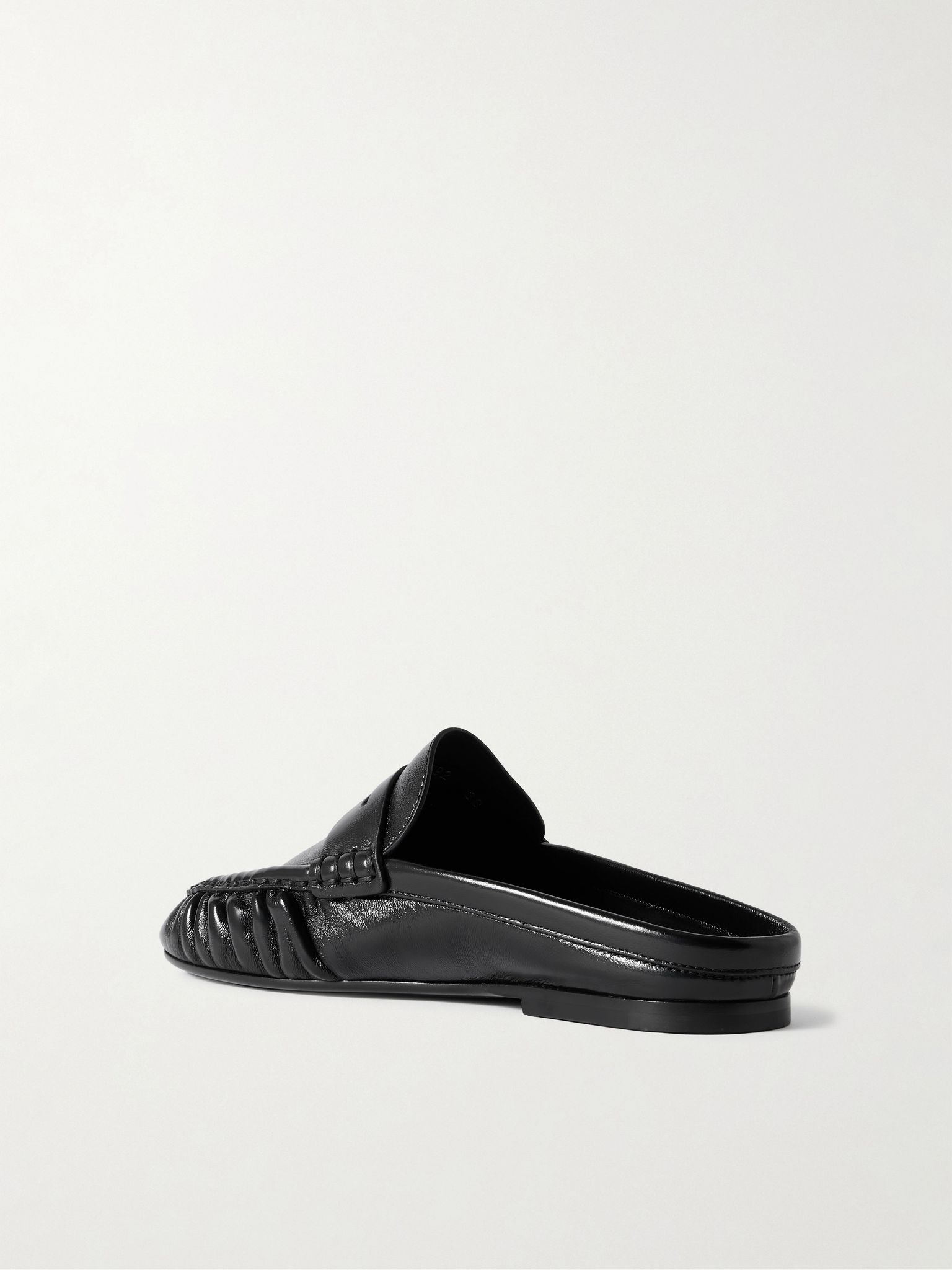 Le Loafer logo-embellished mules Black - 3