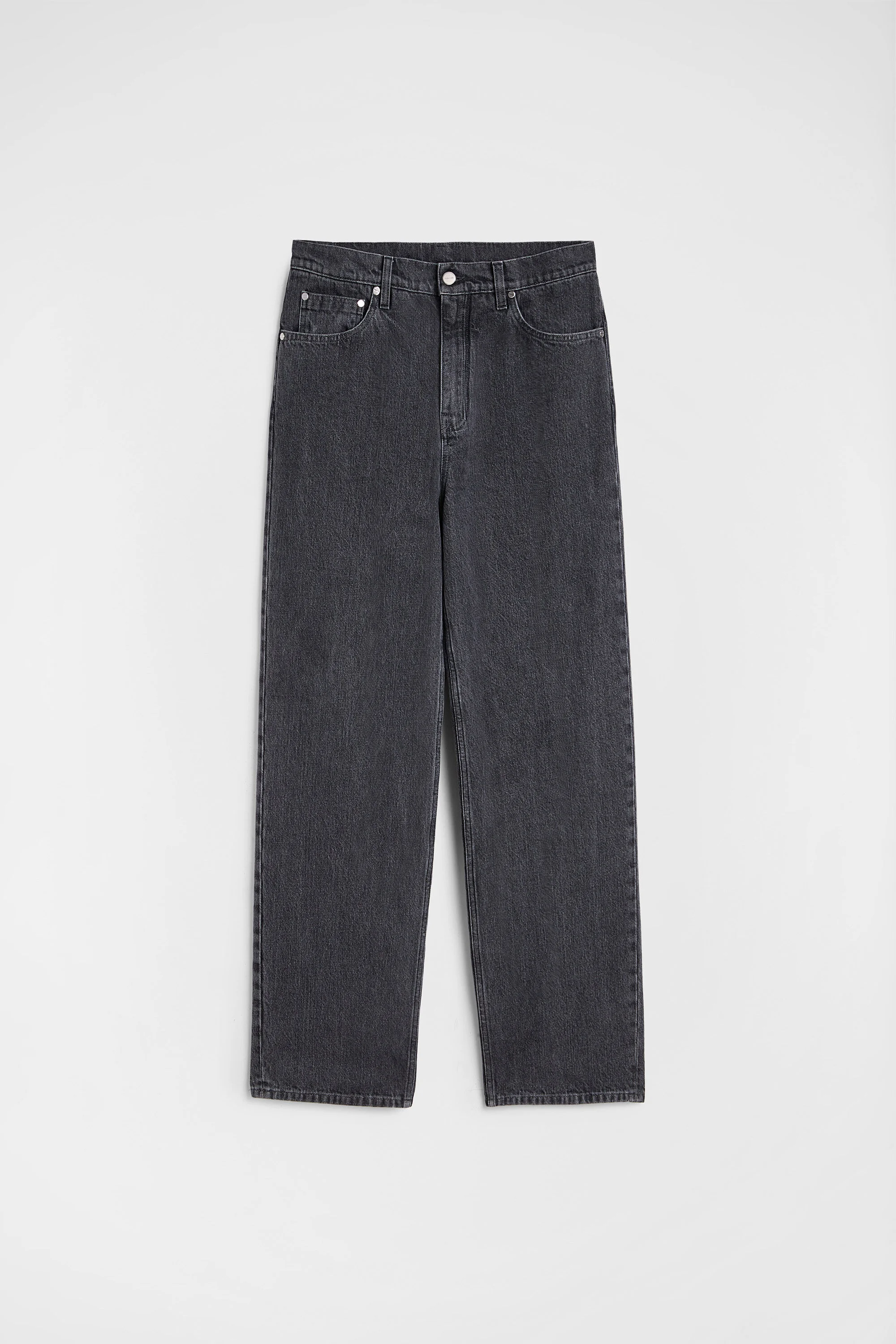 Loose Lightweight Denim Trousers - 1