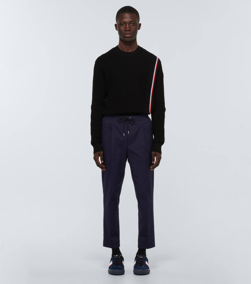 Moncler New Monaco suede sneakers outlook