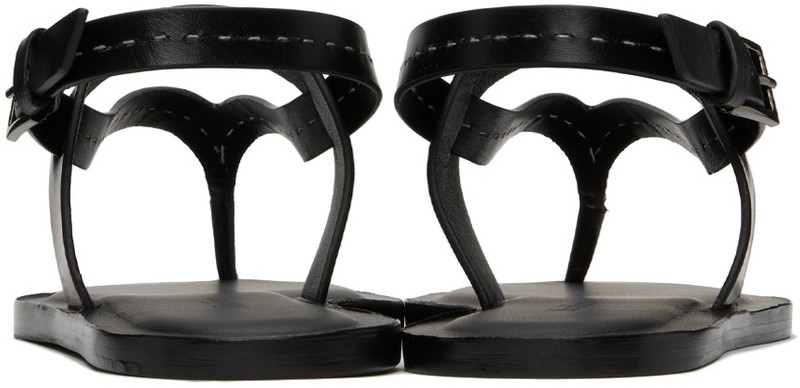 Max Mara Black Thongstitch Sandals outlook