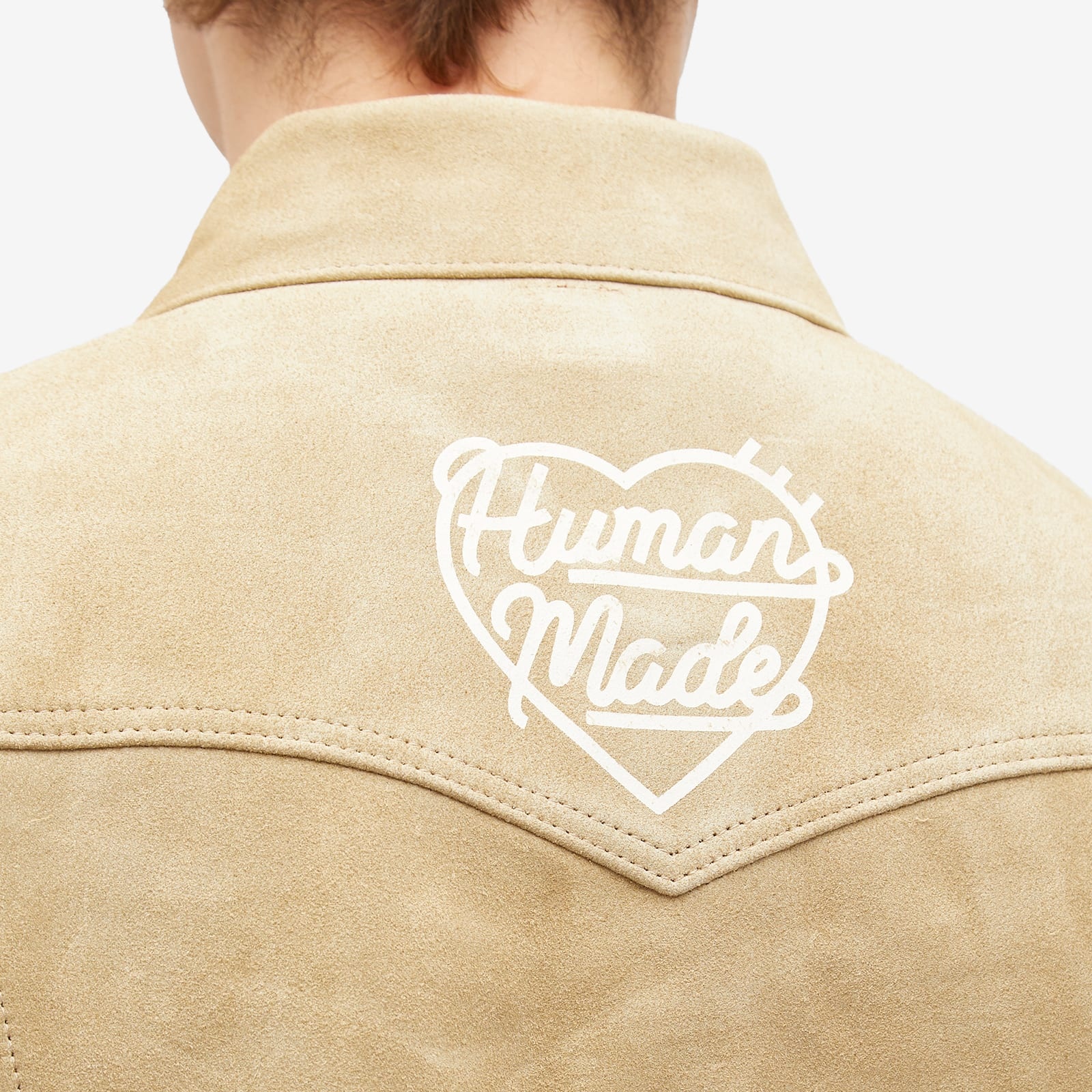 HUMAN MADE SUEDE LEATHER JACKET