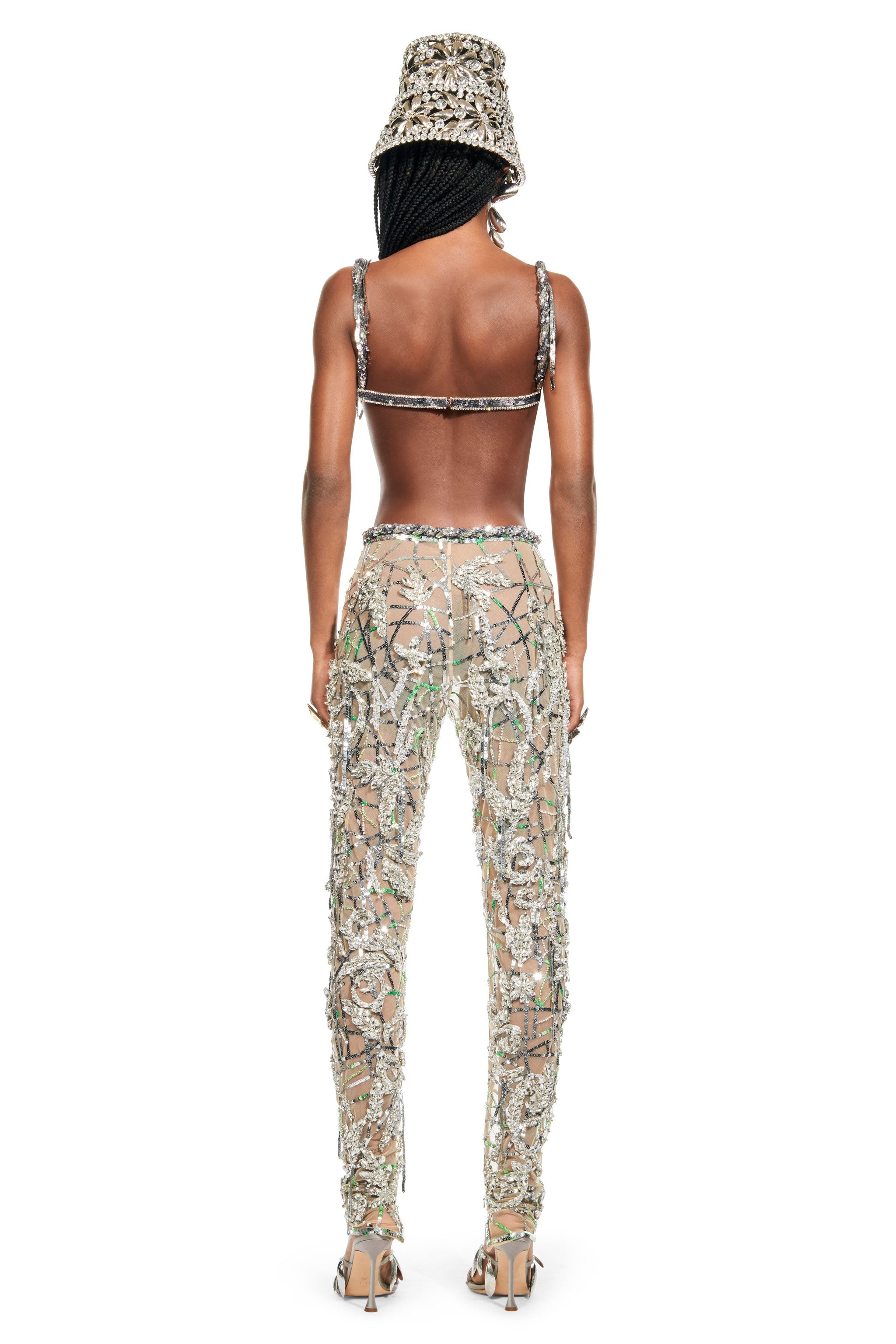 PAILLETTE SEAWEED BRA - 5