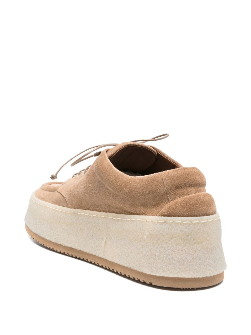 lace-up platform derby shoes - 3
