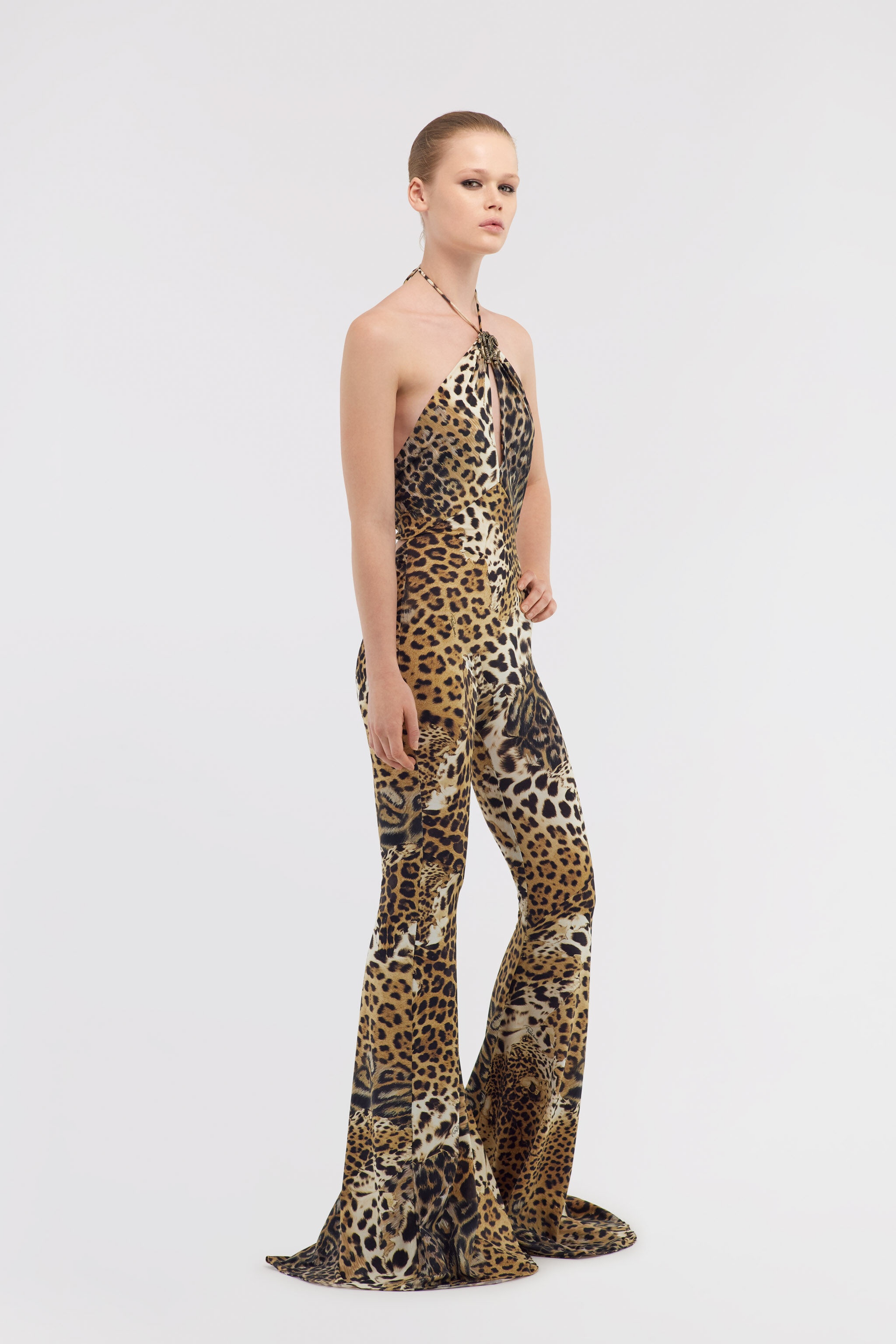 Jumpsuit with Jaguar Skin print - 3