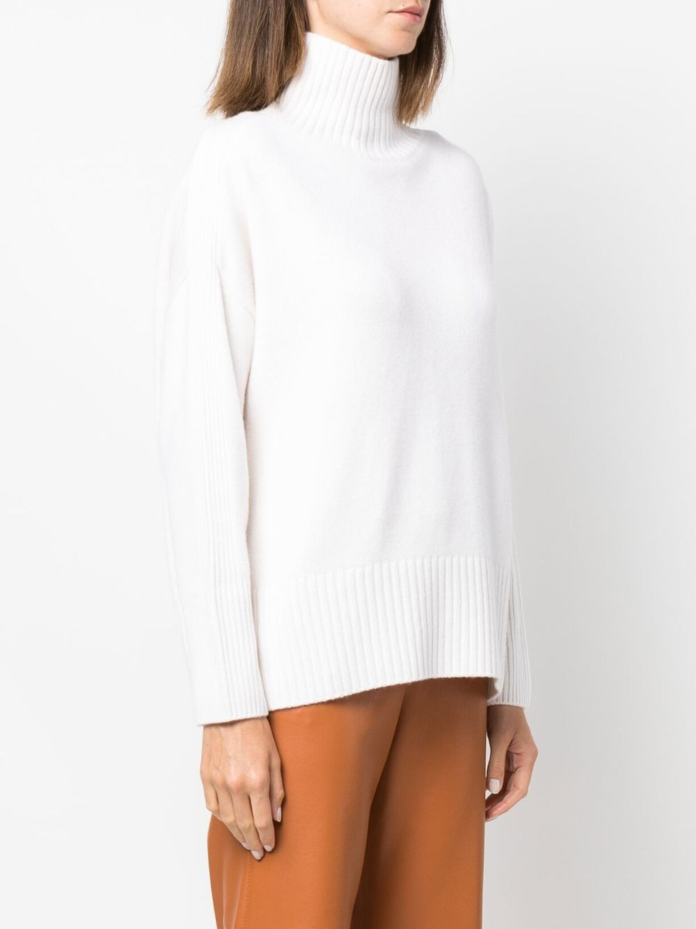 roll-neck cashmere jumper - 3
