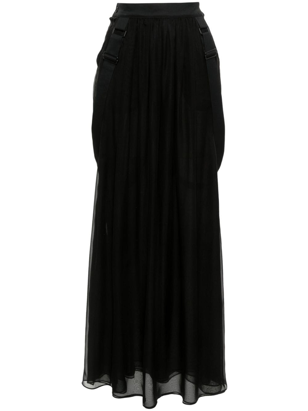 スカート MAX MARA SILK CHIFFON LONG SKIRT Max Mara Max Mara Women Silk Chiffon Long Skirt | luosophy