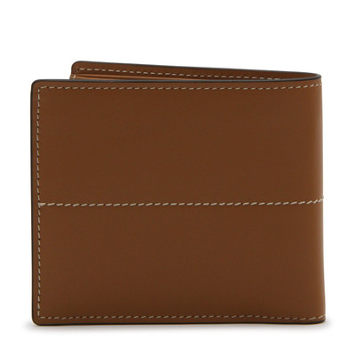 Tod's brown leather wallet outlook