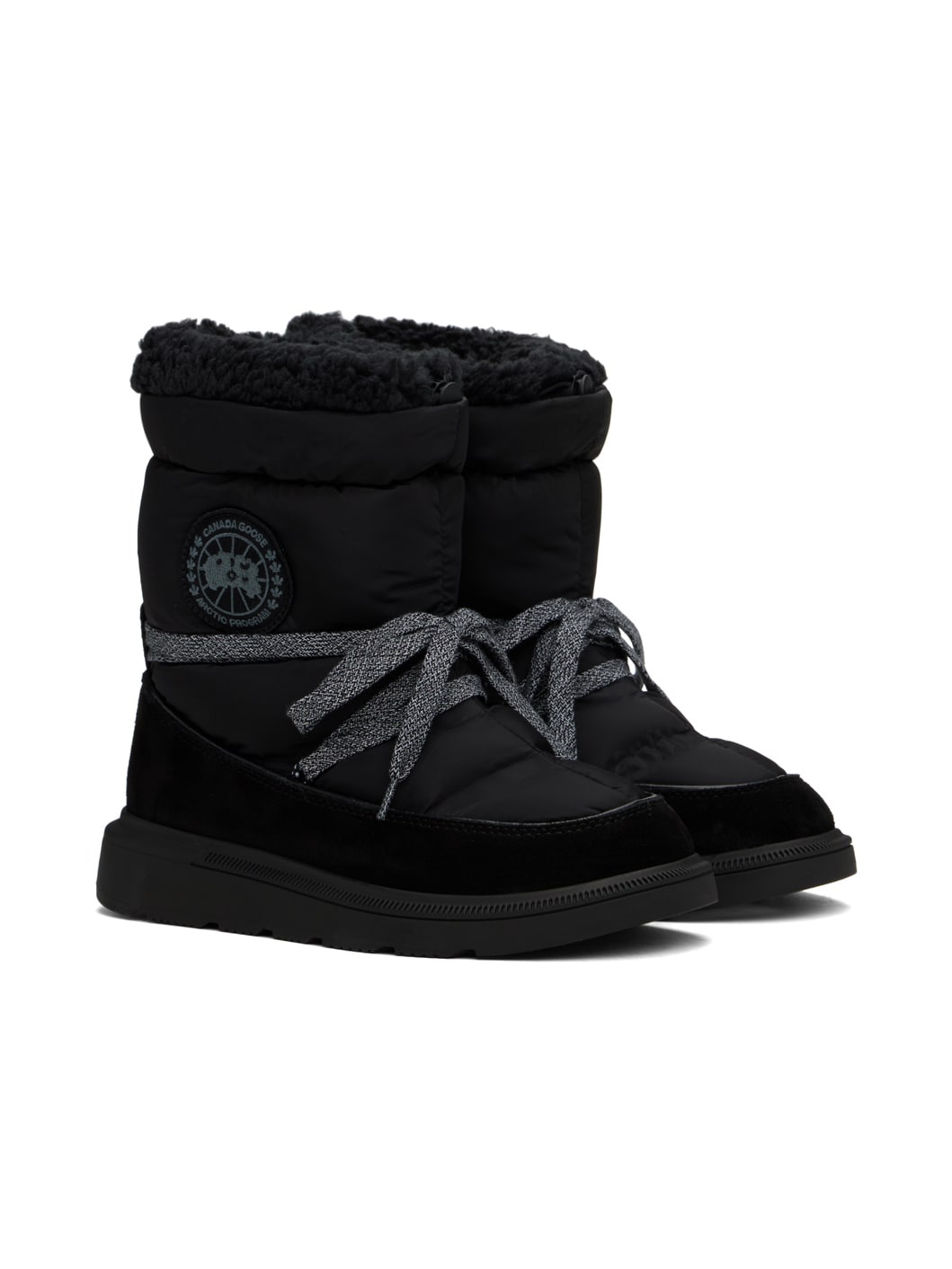 Black Demma Puffer Boots - 4