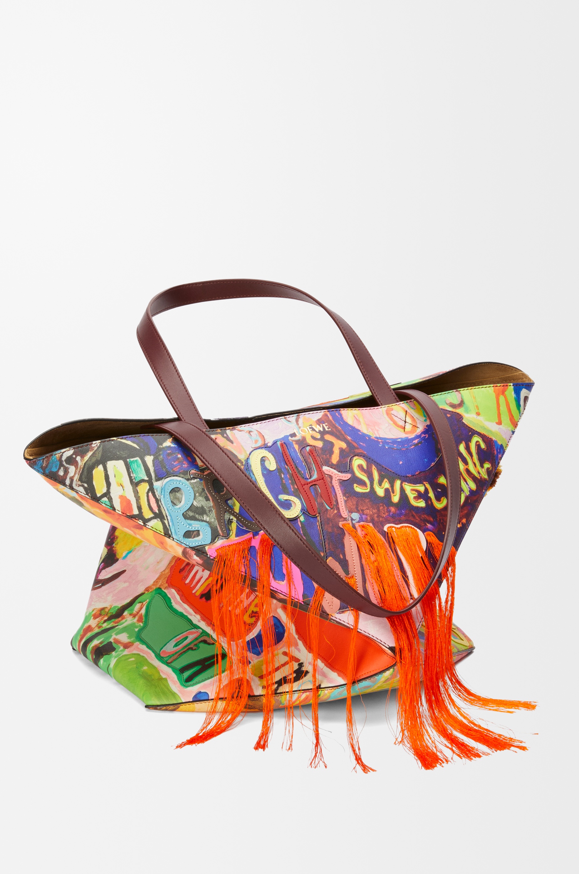 XL Puzzle Fold tote in classic calfskin - 5