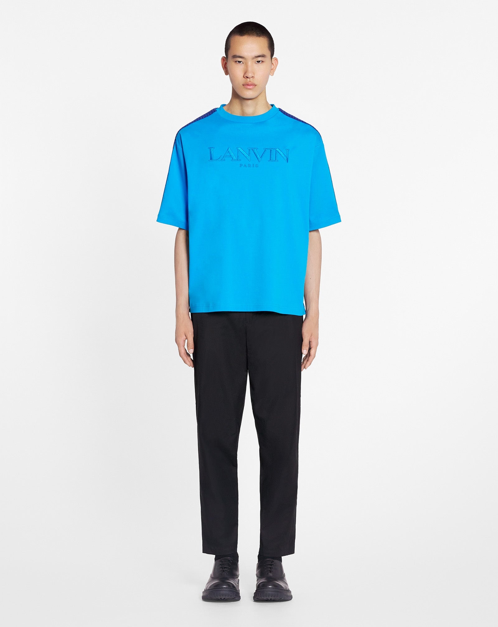 CURB SIDE LANVIN EMBROIDERED LOOSE-FITTING T-SHIRT - 2