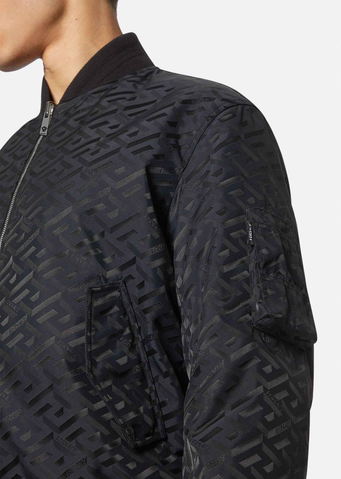 Versace Reversible La Greca Bomber Jacket