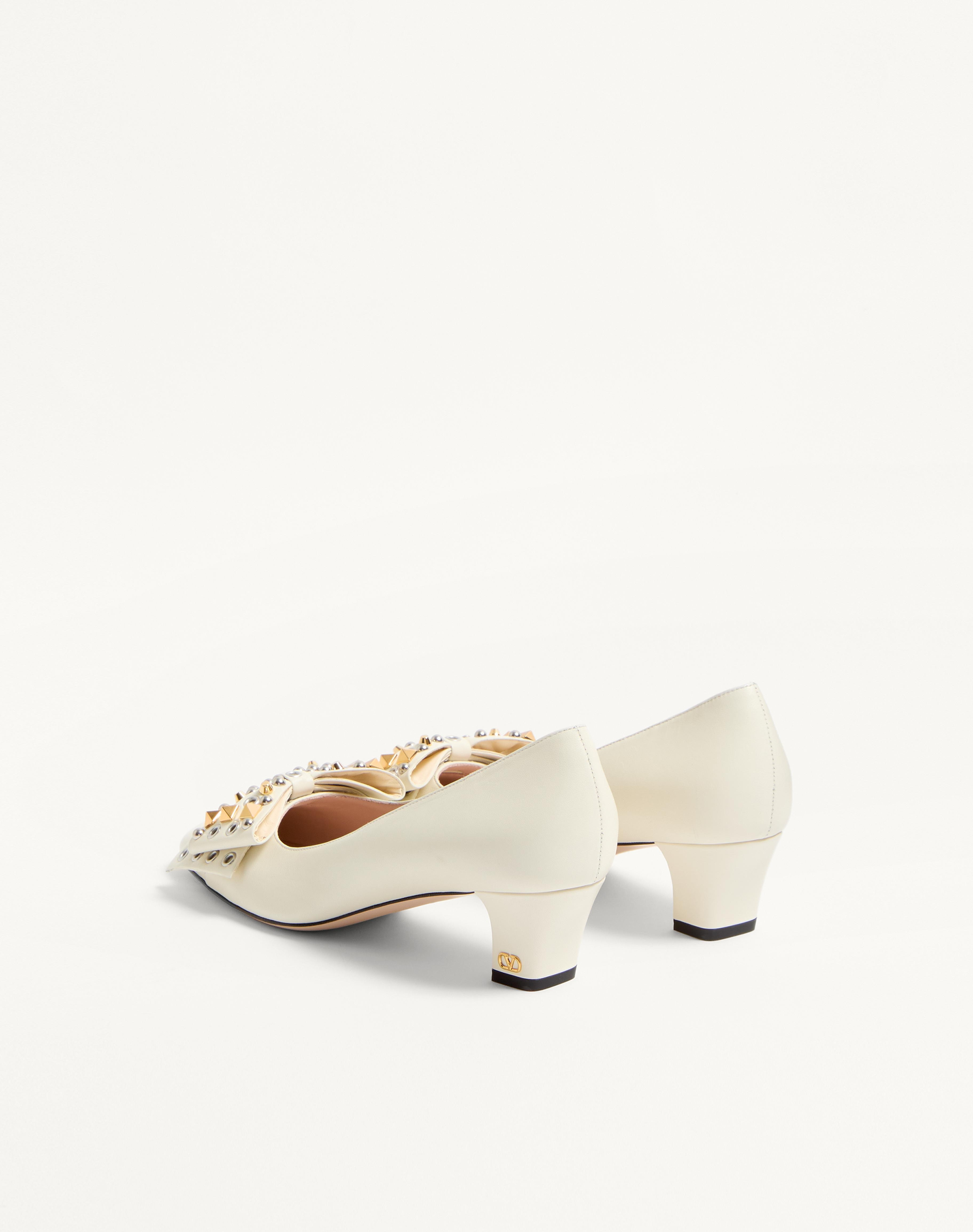 BOWOW PUMP IN KIDSKIN WITH STUDS 45MM - 5