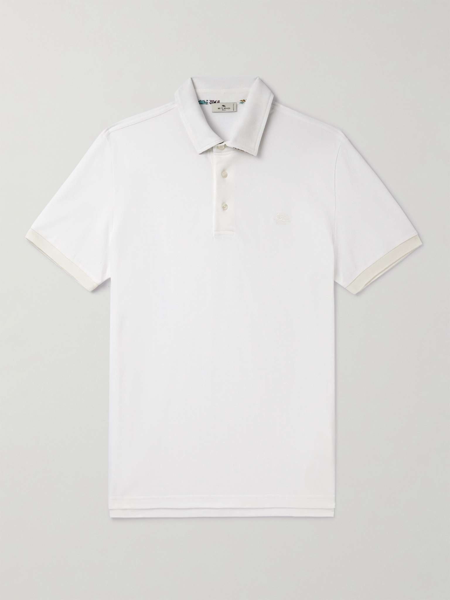 Logo-Embroidered Cotton-Piqué Polo Shirt - 1