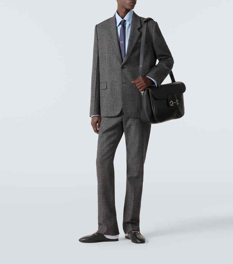 GUCCI Gucci 1955 Horsebit Aura leather crossbody bag outlook