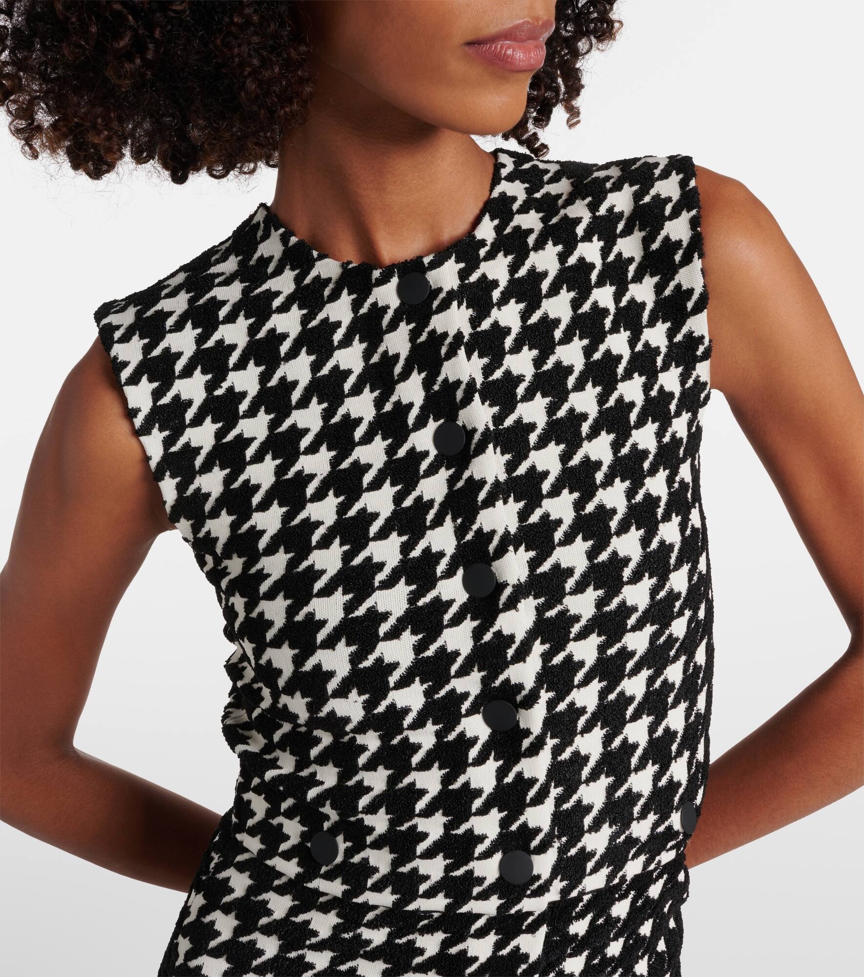 Checked minidress - 4