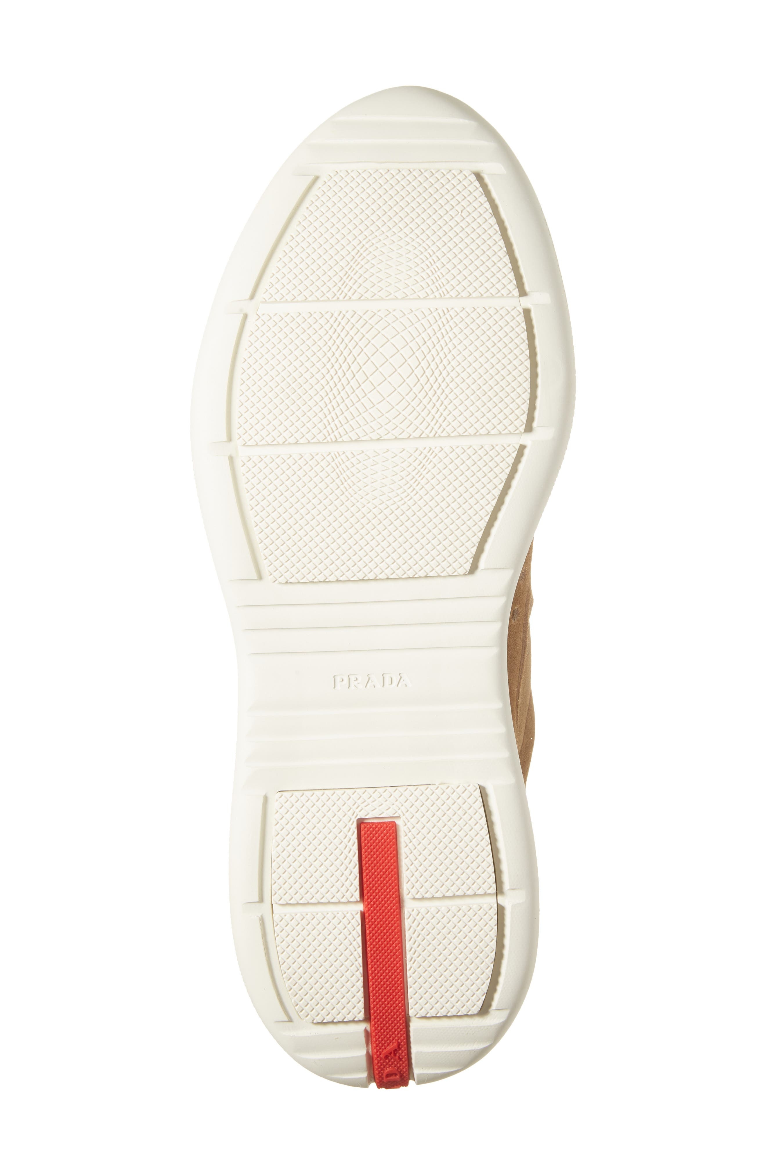 Prada America's Cup Suede Sneaker in Cannela at Nordstrom - 6