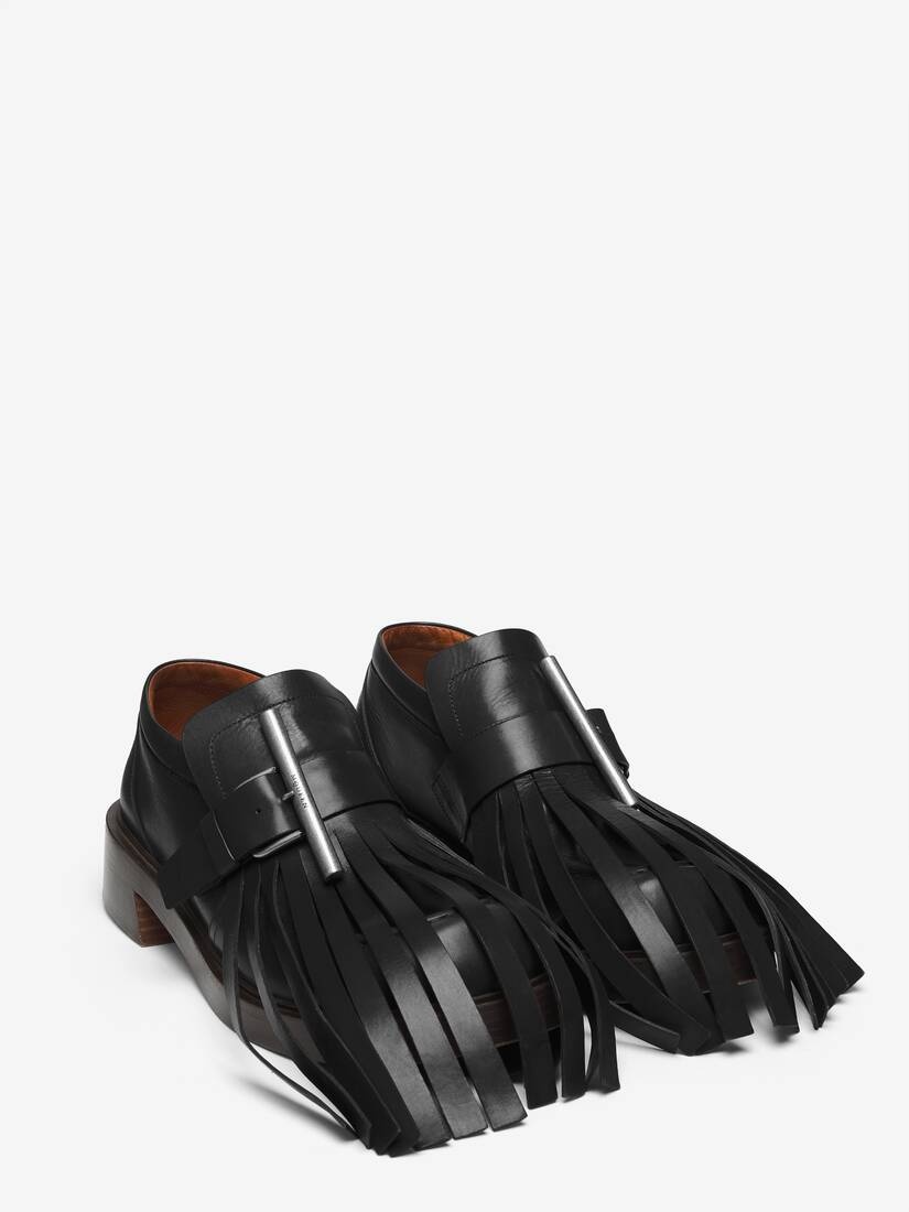 Cross-Bar Fringe Loafer - 2