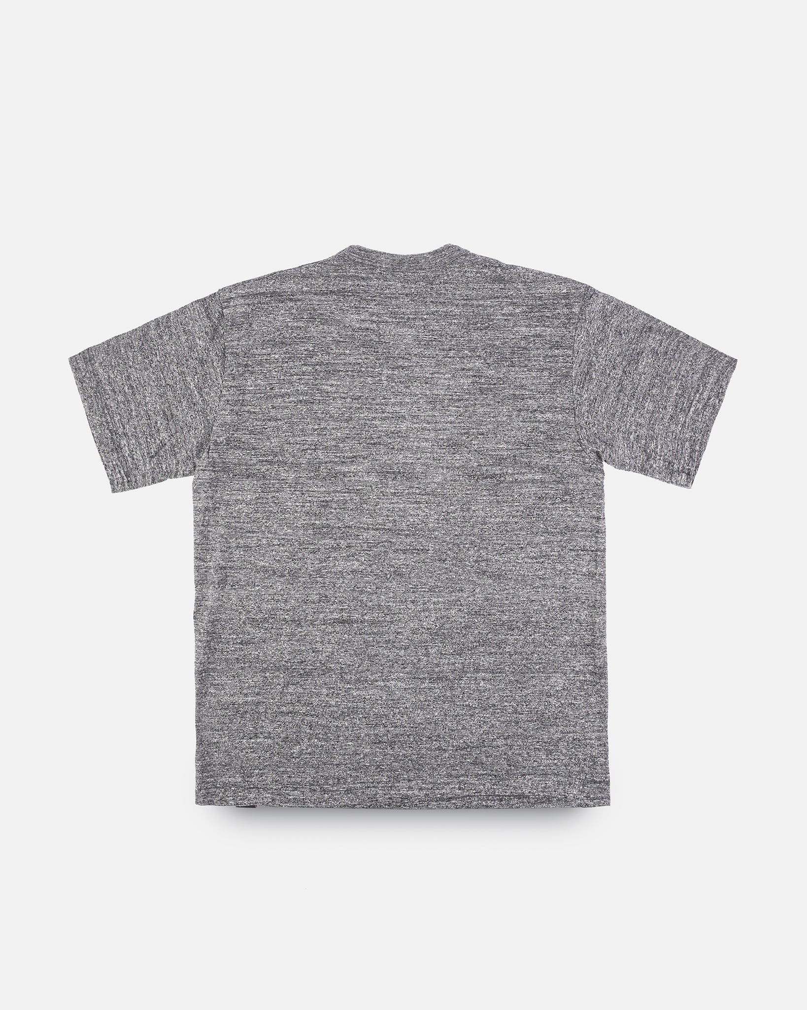 IHT-1610-GRY 6.5oz Loopwheel Crew Neck T-Shirt - Marl Grey - 4
