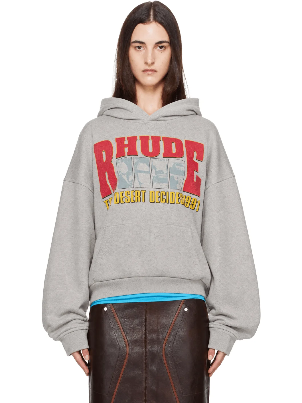 Gray 'The Desert Decides' Hoodie - 1