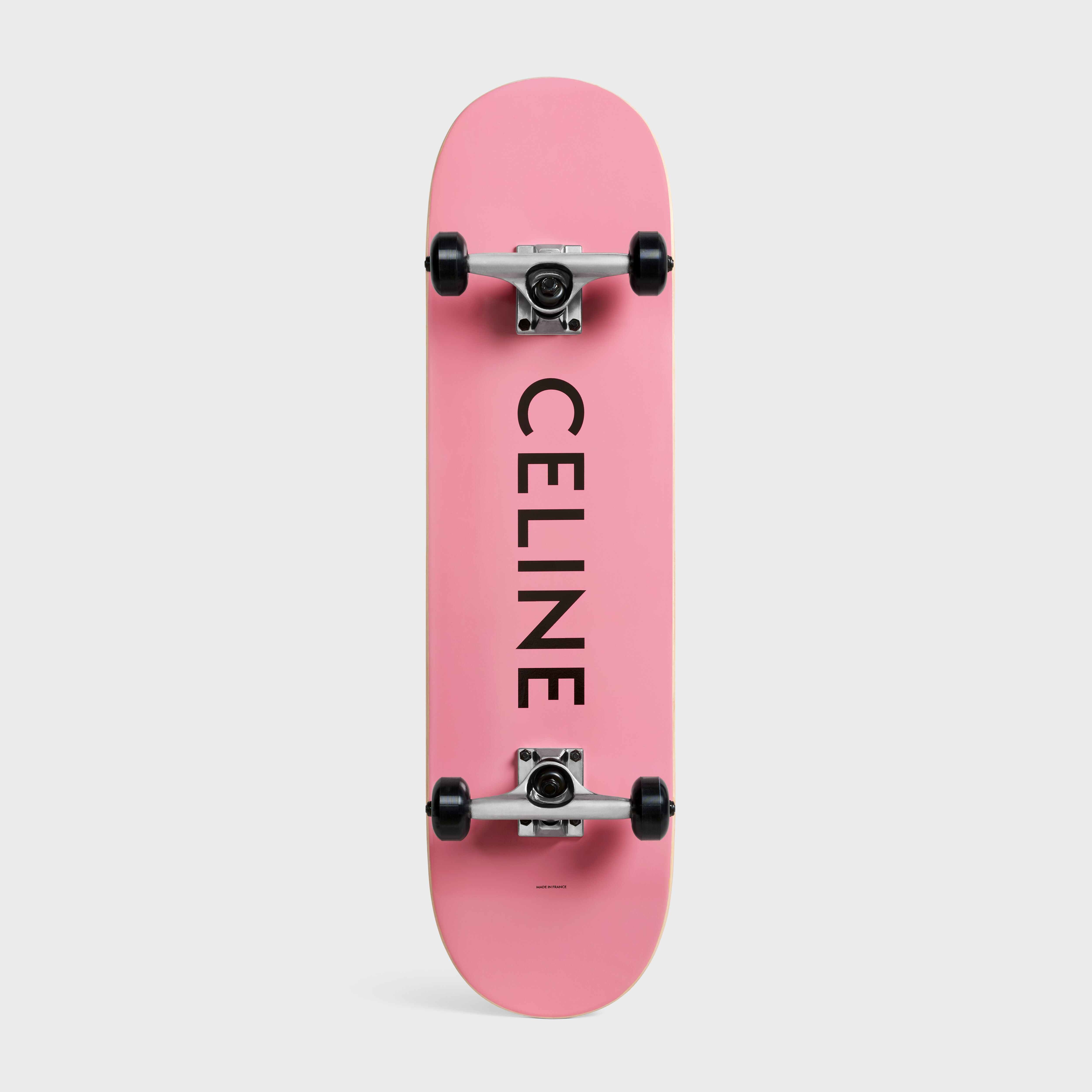 SKATEBOARD in Wood with Celine print - 1