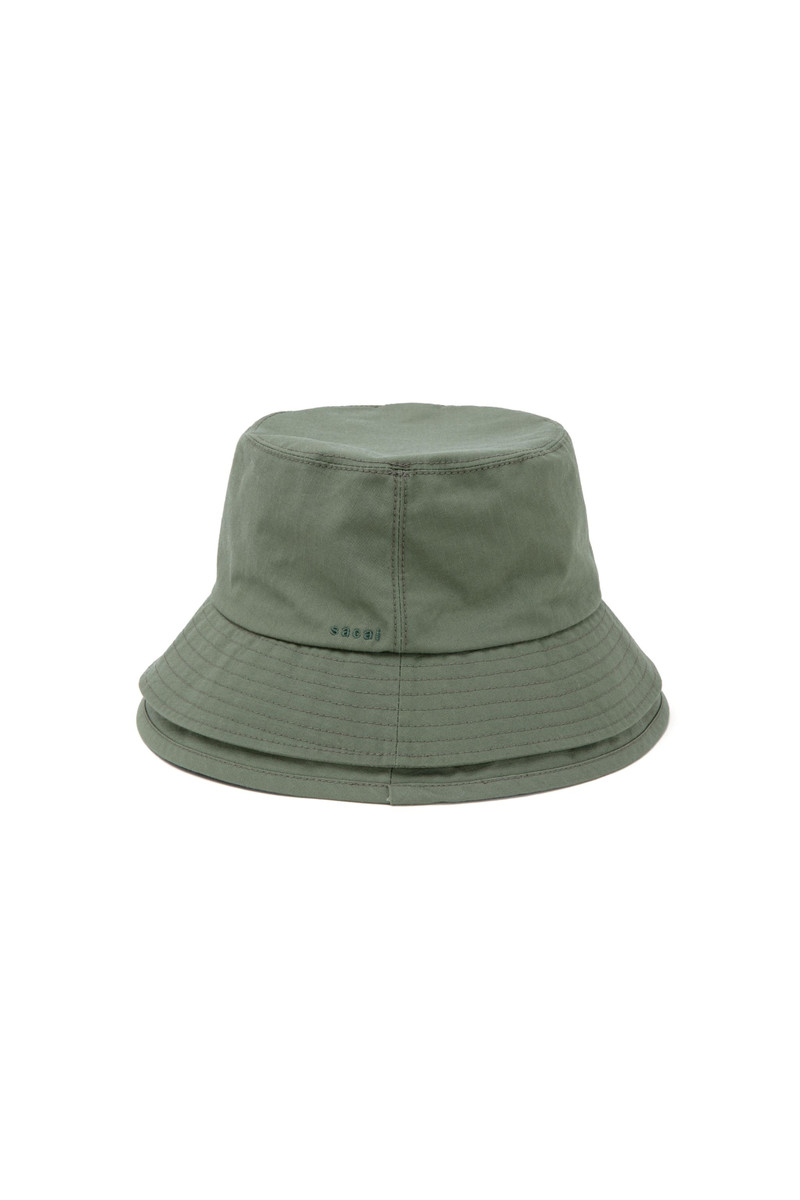 sacai Double Brim Hat / Rip Stop outlook