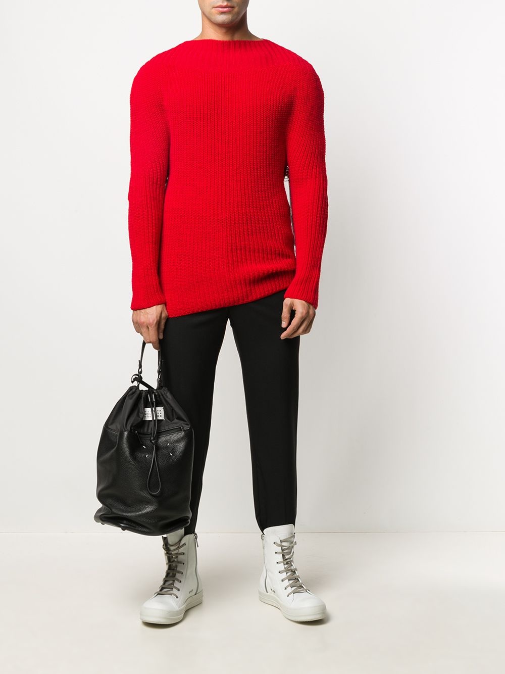 ribbed-knit jumper - 2