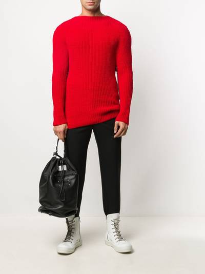 Raf Simons ribbed-knit jumper outlook