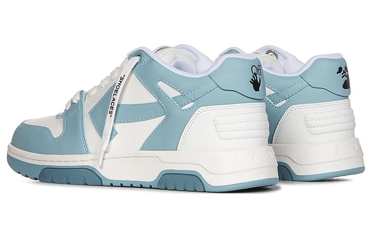 (WMNS) Off-White Out Of Office Low-Top Sneaker 'Teal White' OWIA259S23LEA0014901 - 4