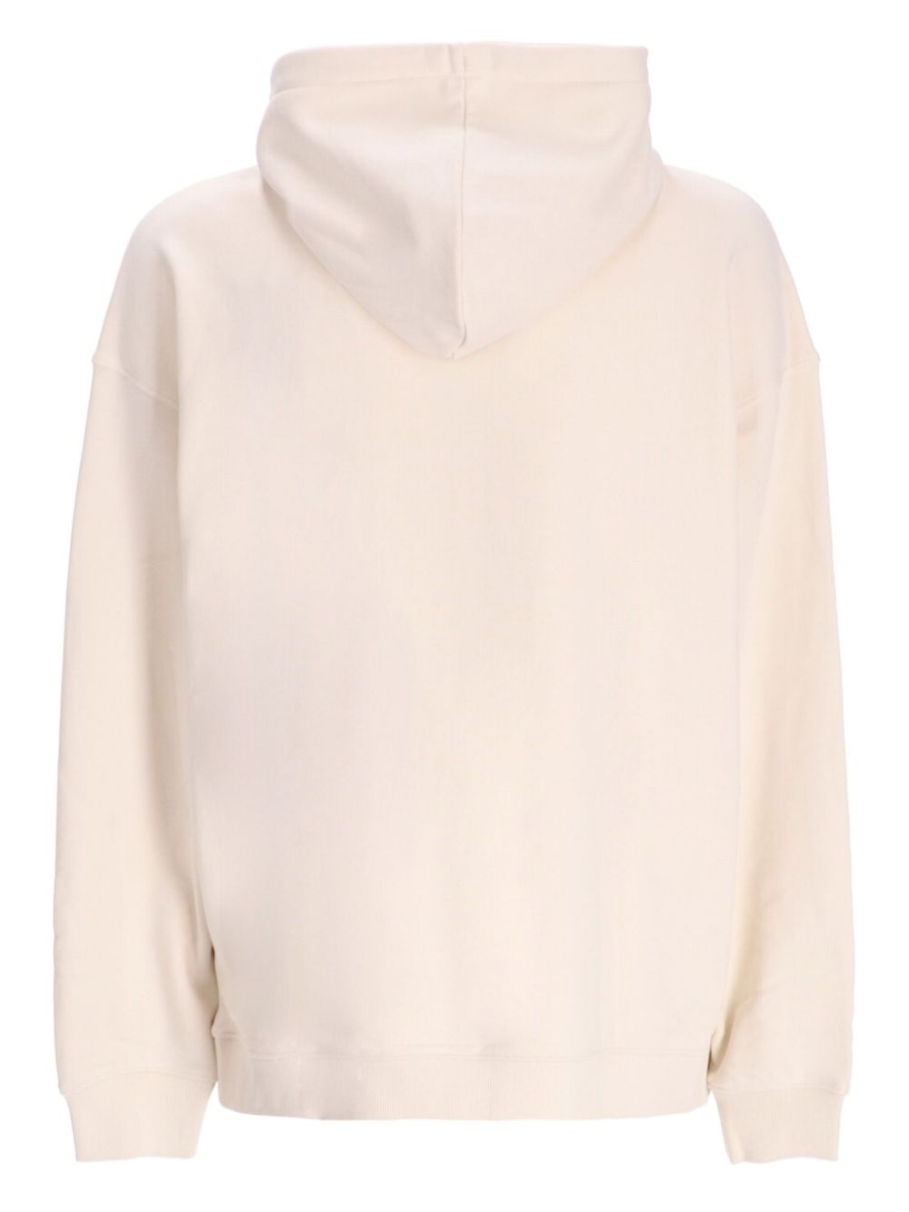 logo-print cotton hoodie - 2