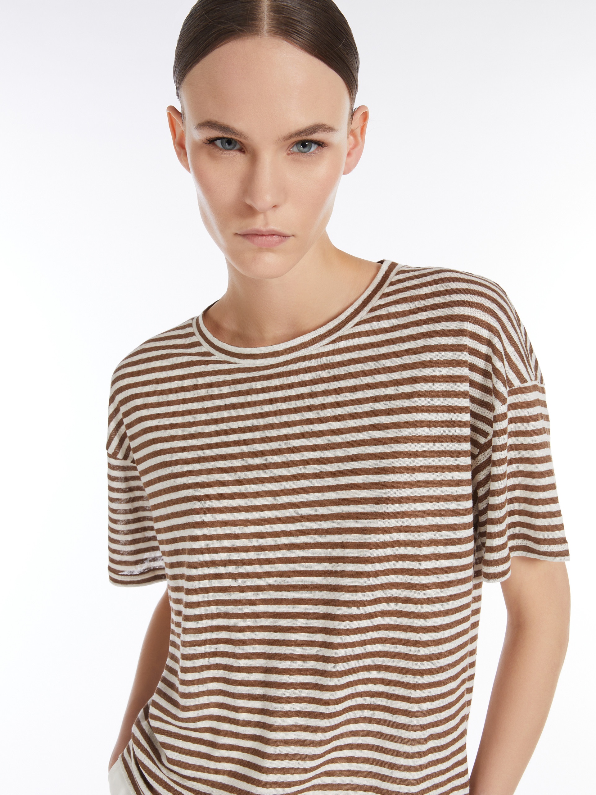 BARCA Linen jersey blouse - 5