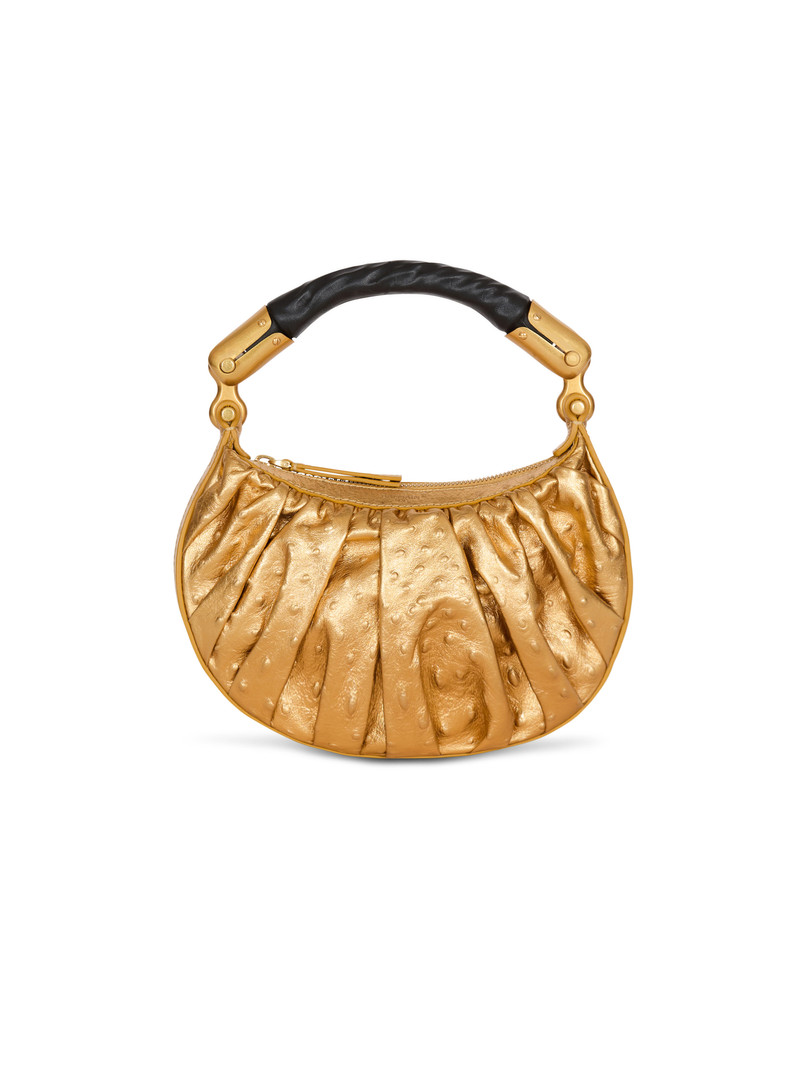 Ebene Mini bag in lamé leather 1