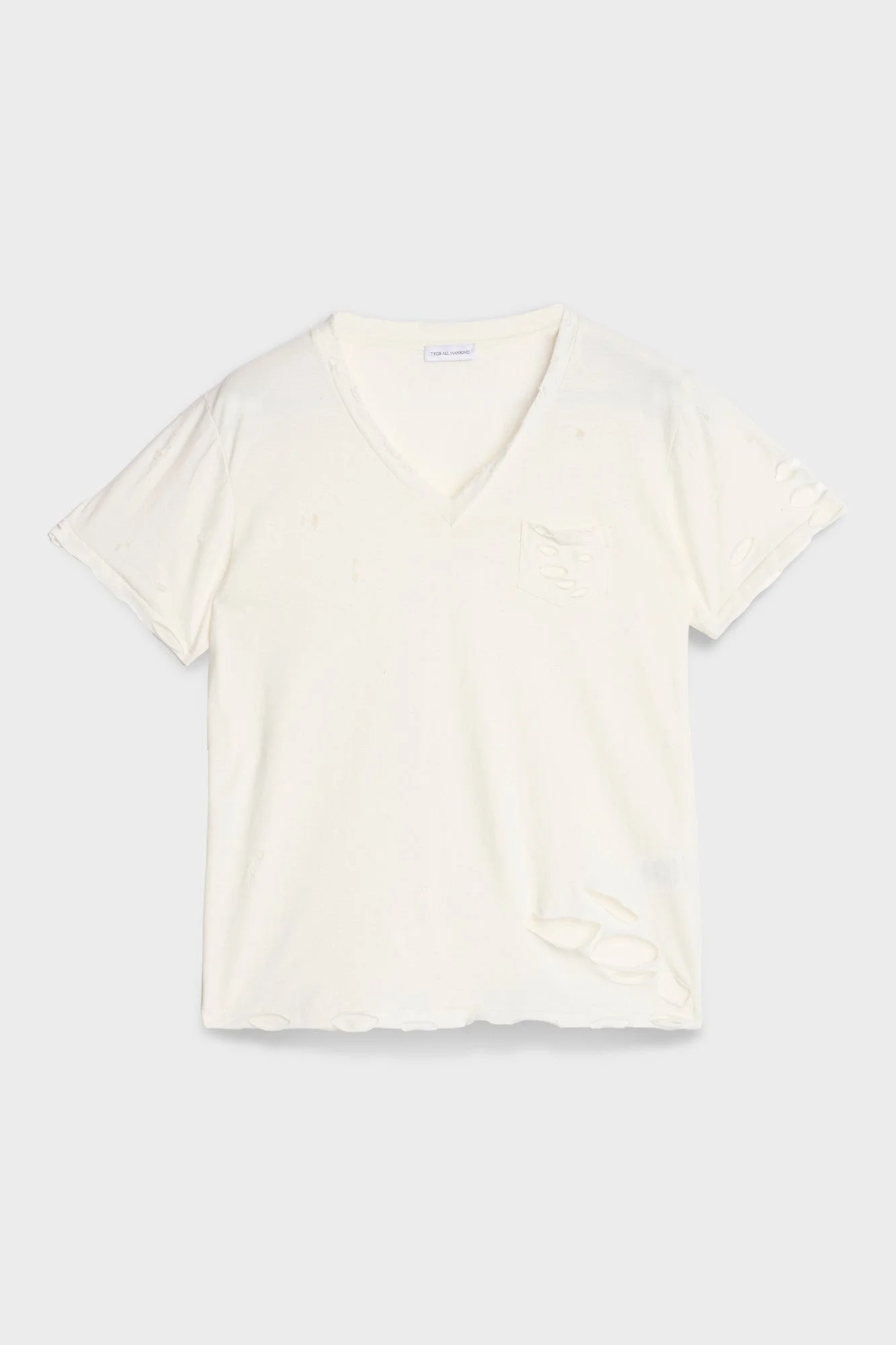 V-NECK POCKET TEE - 1