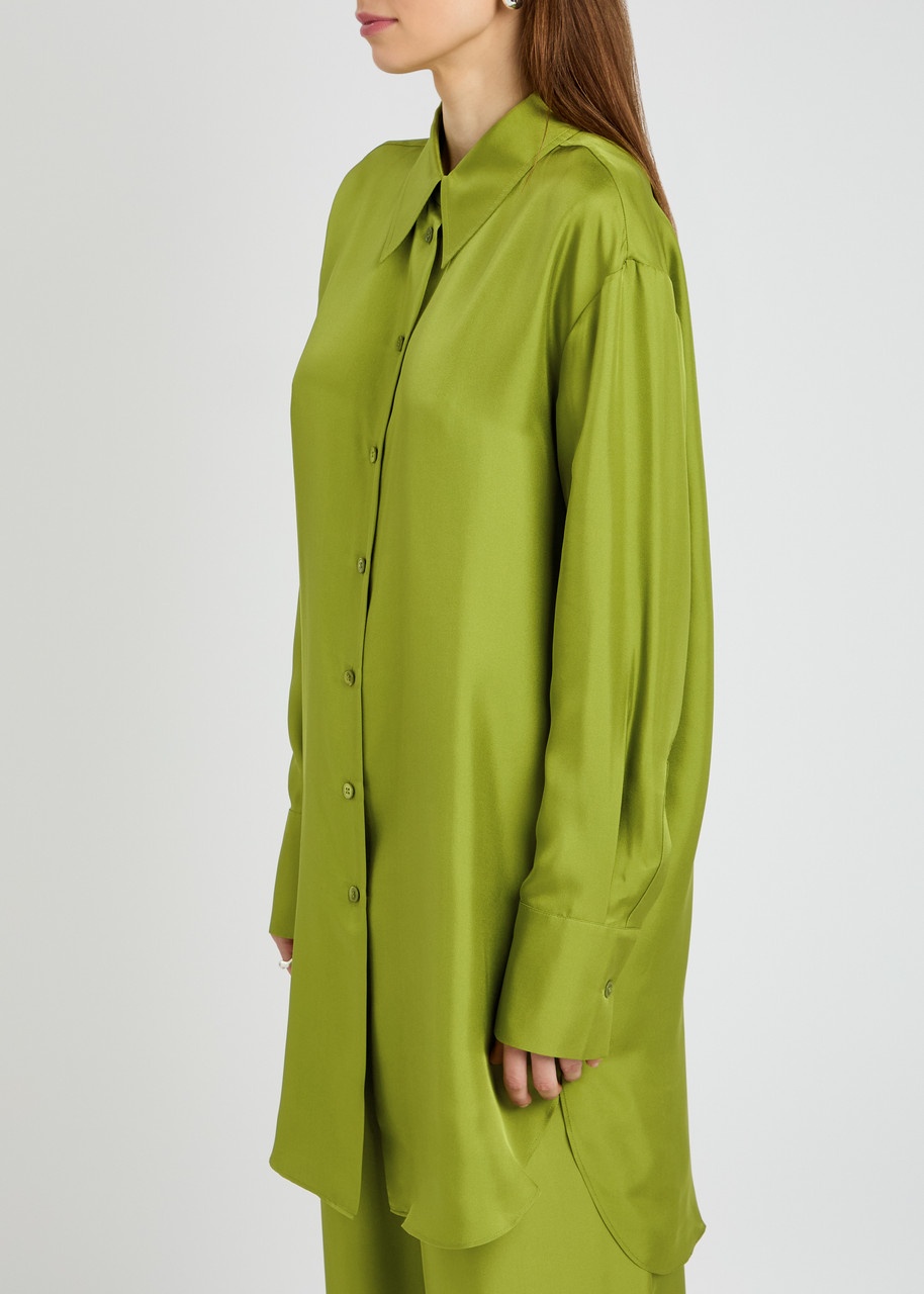 Rohe Signature Oversized Silk Shirt - 2