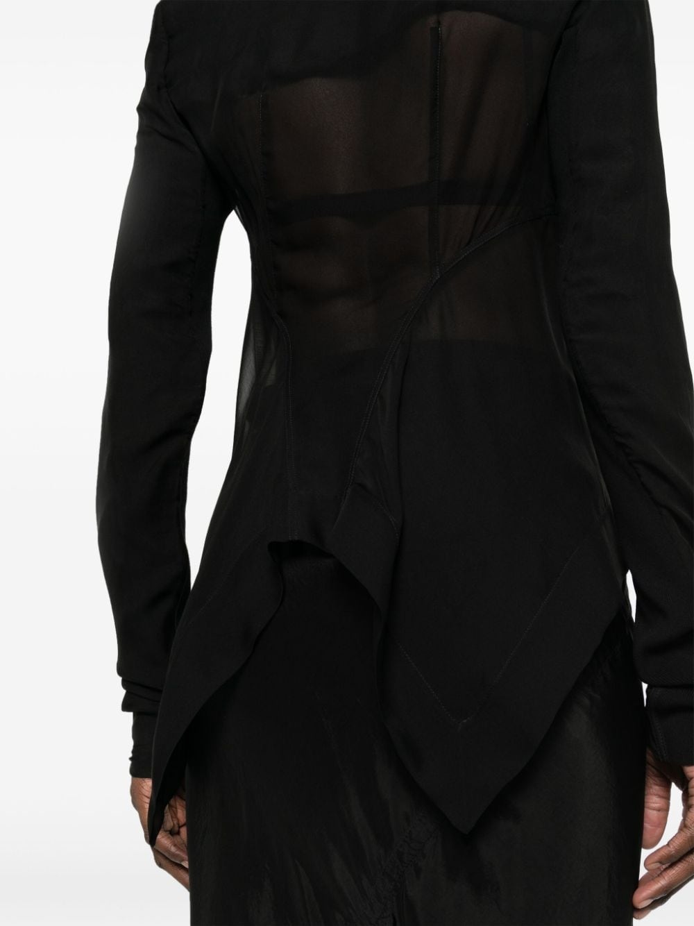 Naska silk-georgette jacket - 5