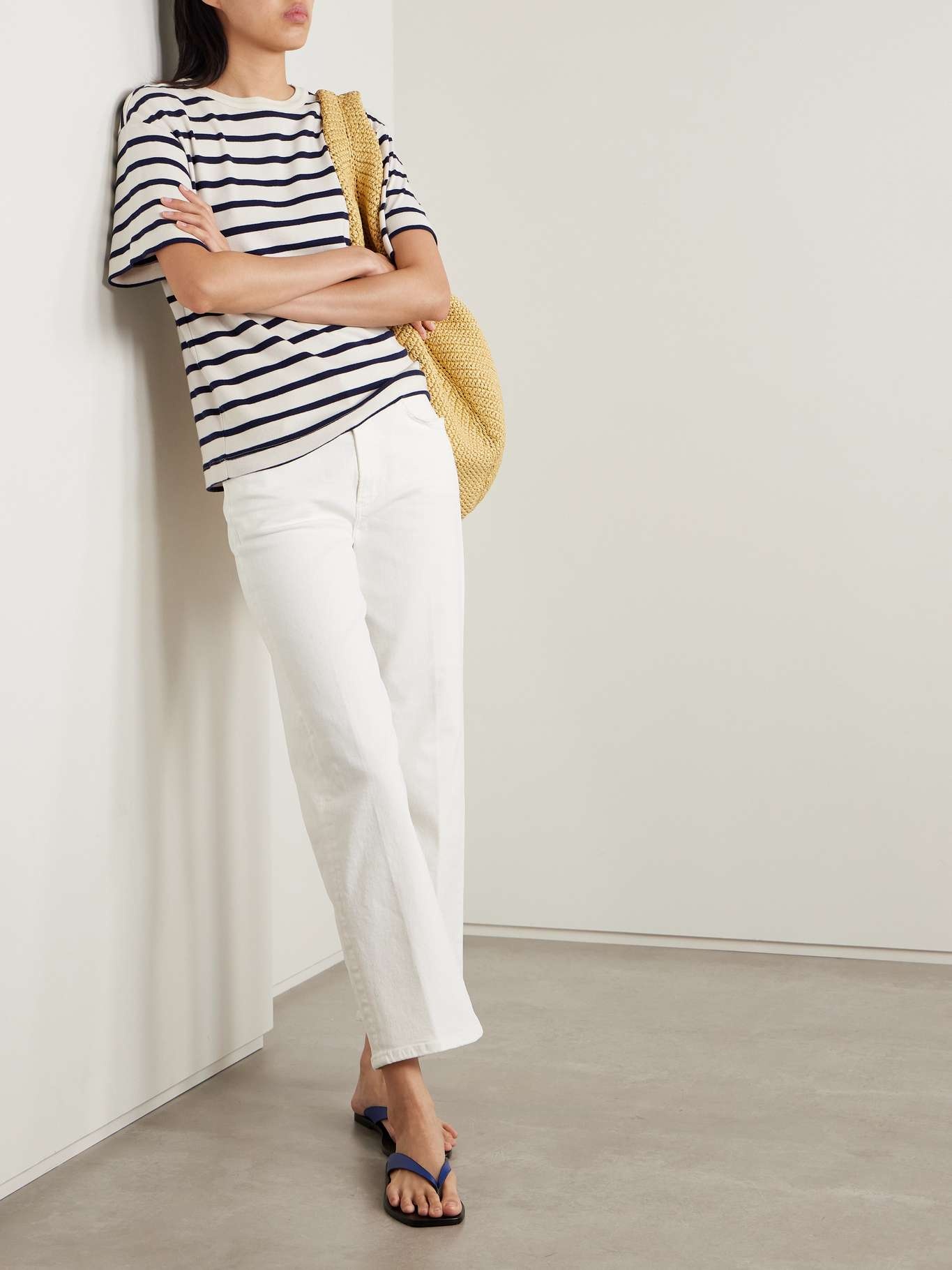 Palma high-rise straight-leg jeans White - 2