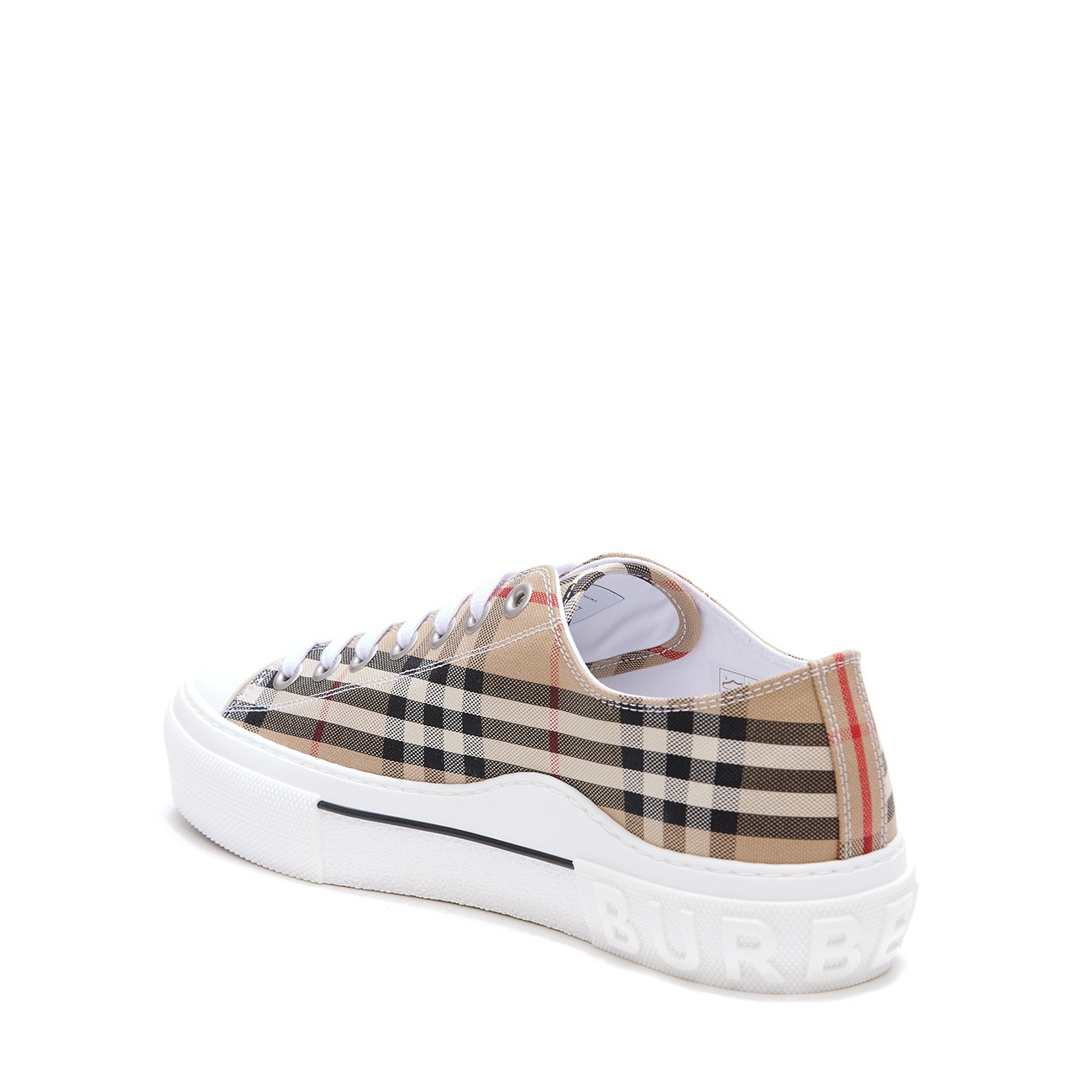 archive beige canvas sneakers - 3