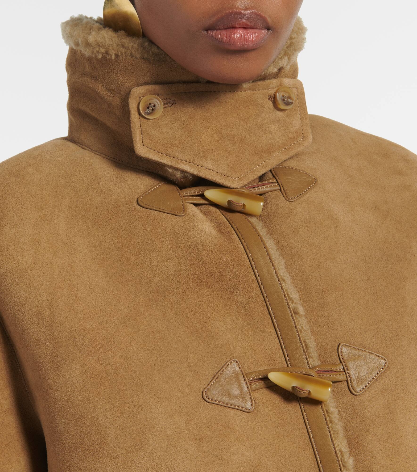 Benoite shearling-lined suede jacket - 4
